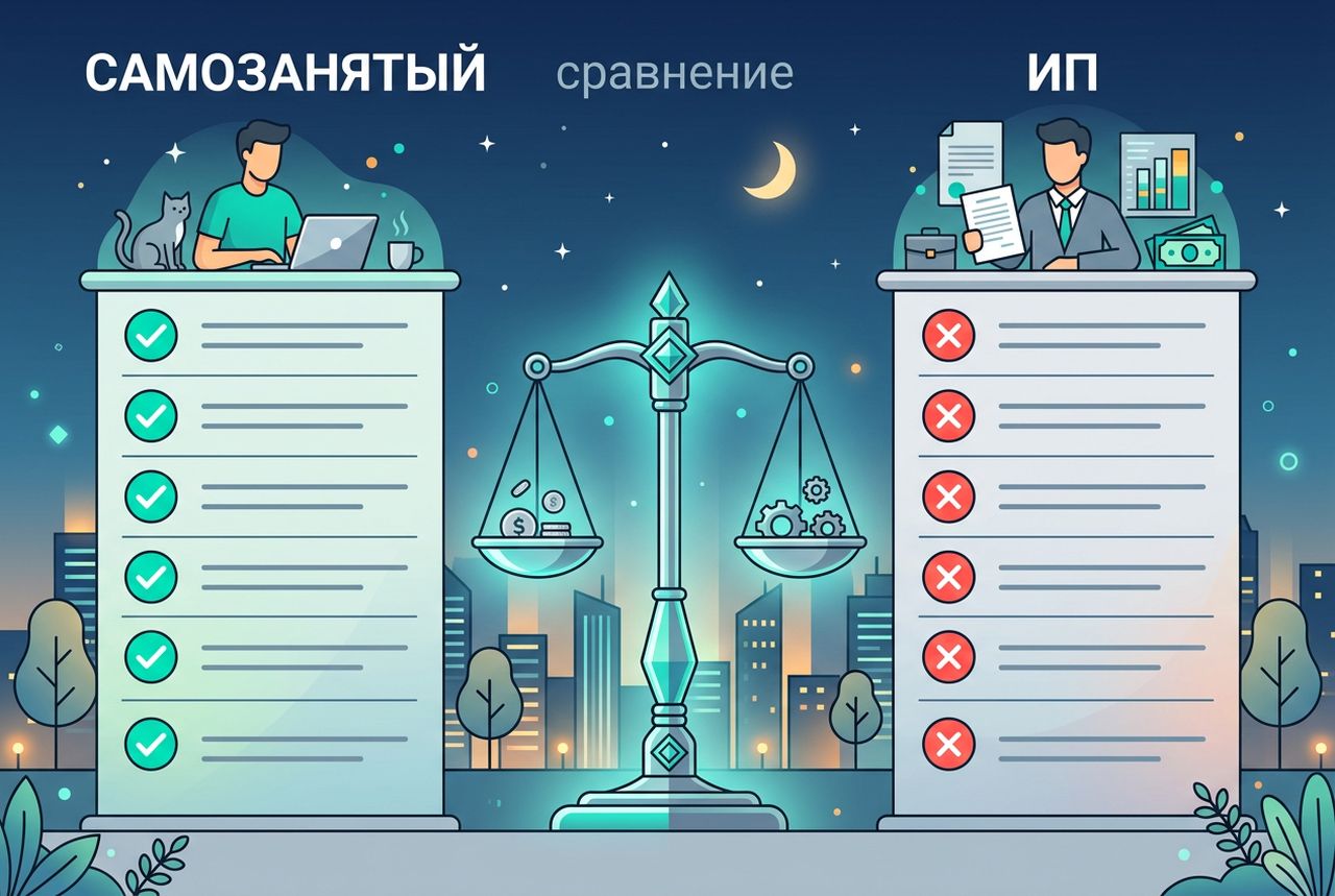 Сравнение налогов у самозанятого и ИП сравнение самозанятого и ИП